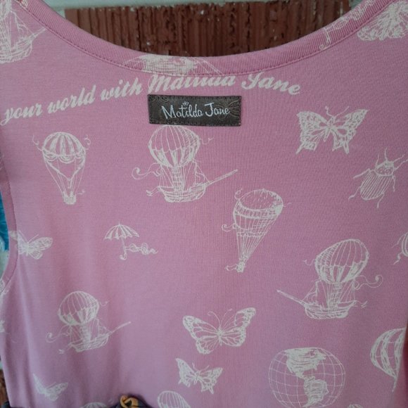 Matilda Jane Butternut tank dress with matching leggings girl size 6 - Picture 6 of 9